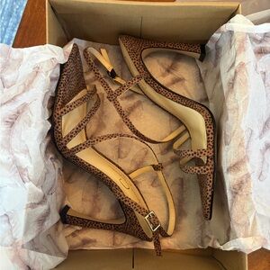 Jessica Simpson Brown Strappy Heels